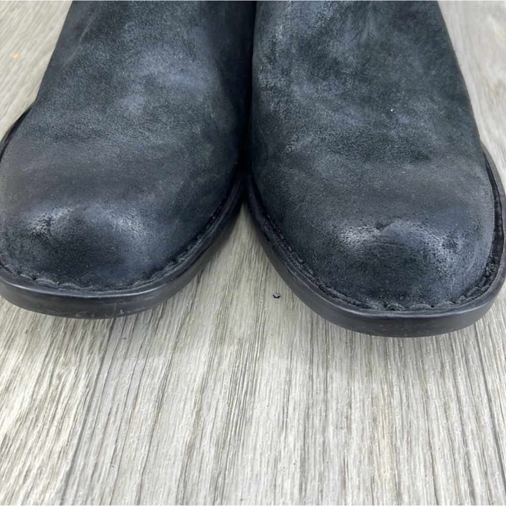Born Women's Black Suede Ankle Booties - Picture 3 of 10